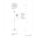 Currey & Company 9868 Lumley Black Pendant in French Black/Pyrite Bronze 5
