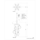 Currey & Company 9869 Moorsgate Multi Pendant in Blacksmith/Old Brass 5