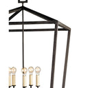 Currey & Company 9871 Denison Grande 5 Light Lantern in Mole Black 2