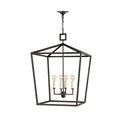 Currey & Company 9871 Denison Grande 5 Light Lantern in Mole Black 3