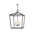 Currey & Company 9872 Denison Large 4 Light Lantern in Mole Black 3