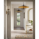 Currey & Company 9873 Brussels 6 Light Chandelier in French Black/Contemporary Gold 6