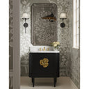 Currey & Company 9873 Brussels 6 Light Chandelier in French Black/Contemporary Gold 8