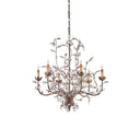 Currey & Company 988 Crystal Bud 8 Light Chandelier in Cupertino 6