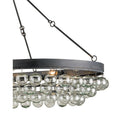 Currey & Company 9888 Balthazar Oval Chandelier in French Black 2