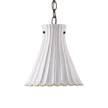Currey & Company 9901 Jazz Pendant in Satin Black/White Crackle 5