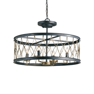 Currey & Company 9902 Crisscross Pendant - Crescent Harbor