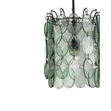 Currey & Company 9920 Airlie Pendant in Satin Black - Crescent Harbor