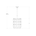 Currey & Company 9920 Airlie Pendant in Satin Black 5