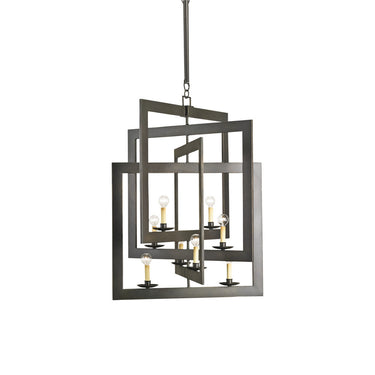 Currey & Company 9927 Middleton 8 Light Chandelier in Bronze Gold - Crescent Harbor