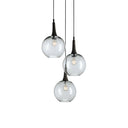 Currey & Company 9969 Beckett Trio Pendant in Emery Rust 1