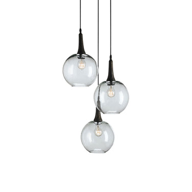 Currey & Company 9969 Beckett Trio Pendant in Emery Rust - Crescent Harbor