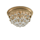 Currey & Company 9999-0002 Worthing Flush Mount in Antique Brass 3