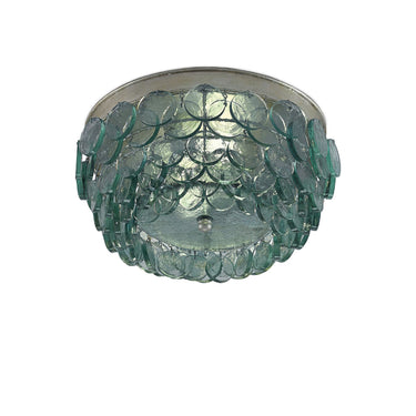Currey & Company 9999-0013 Braithwell Flush Mount in Silver Leaf 3