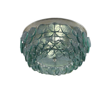 Currey & Company 9999-0013 Braithwell Flush Mount in Silver Leaf - Crescent Harbor