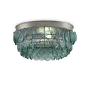 Currey & Company 9999-0013 Braithwell Flush Mount in Silver Leaf - Crescent Harbor