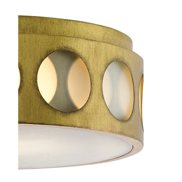 Currey & Company 9999-0019 Go-Go Flush Mount in Brass 2