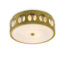 Currey & Company 9999-0019 Go-Go Flush Mount in Brass - Crescent Harbor