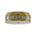 Currey & Company 9999-0019 Go-Go Flush Mount in Brass - Crescent Harbor