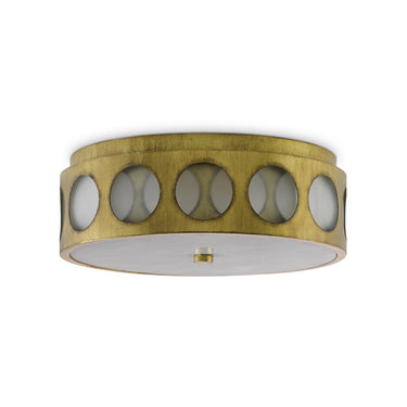 Currey & Company 9999-0019 Go-Go Flush Mount in Brass - Crescent Harbor
