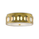 Currey & Company 9999-0019 Go-Go Flush Mount in Brass 1