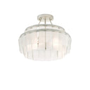 Currey & Company 9999-0030 Vintner Blanc Semi-Flush - Crescent Harbor