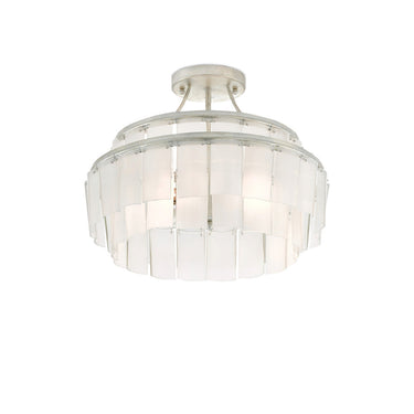 Currey & Company 9999-0030 Vintner Blanc Semi-Flush - Crescent Harbor