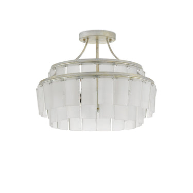 Currey & Company 9999-0030 Vintner Blanc Semi-Flush 4