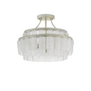 Currey & Company 9999-0030 Vintner Blanc Semi-Flush - Crescent Harbor