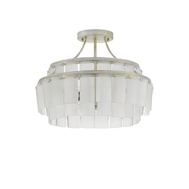 Currey & Company 9999-0030 Vintner Blanc Semi-Flush - Crescent Harbor