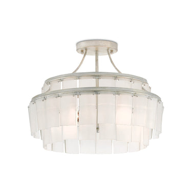 Currey & Company 9999-0030 Vintner Blanc Semi-Flush - Crescent Harbor