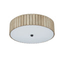 Currey & Company 9999-0058 Tetterby 1 Light Semi-Flush in Black/Natural 4