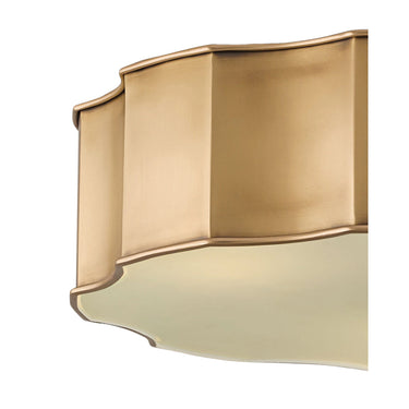 Currey & Company 9999 Wexford Flush Mount 2