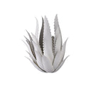Currey & Company Agave 1-Light White Wall Sconce 4