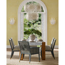 Currey & Company Agave 1-Light White Wall Sconce 5