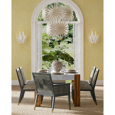 Currey & Company Agave 1-Light White Wall Sconce 5