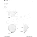 Currey & Company Alexine 1-Light Wall Sconce 5