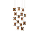 Currey & Company Alsop 15-Light Round Multi-Drop Pendant 