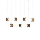 Currey & Company Alsop 7-Light Linear Multi-Drop Pendant 