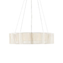 Currey & Company Ancroft 32" White LED 1-Light Chandelier 2