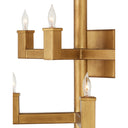 Currey & Company Andre Brass 7-Light Wall Sconce 1