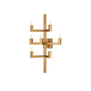 Currey & Company Andre Brass 7-Light Wall Sconce 2