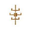 Currey & Company Andre Brass 7-Light Wall Sconce 