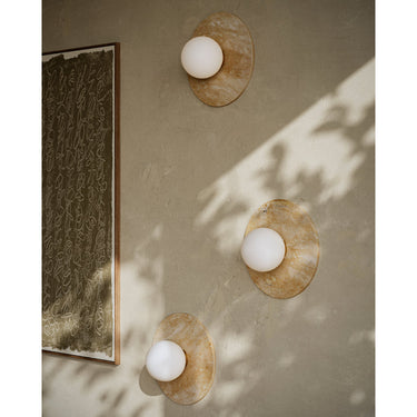 Currey & Company Apricity 1-Light Travertine Wall Sconce 5