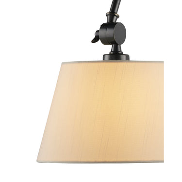 Currey & Company Ashby Bronze Swing-Arm 1-Light Wall Sconce 1