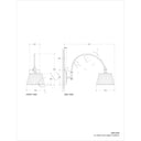 Currey & Company Ashby Bronze Swing-Arm 1-Light Wall Sconce 5