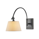 Currey & Company Ashby Bronze Swing-Arm 1-Light Wall Sconce 