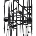 Currey & Company Attingham 31.25" Black 6-Light Chandelier 1
