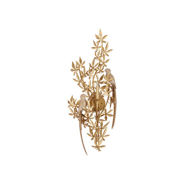 Currey & Company Aviary Gold 1-Light Wall Sconce 9