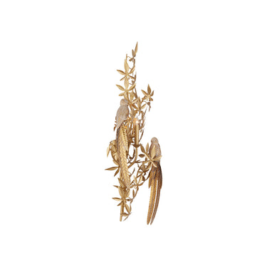 Currey & Company Aviary Gold 1-Light Wall Sconce 3